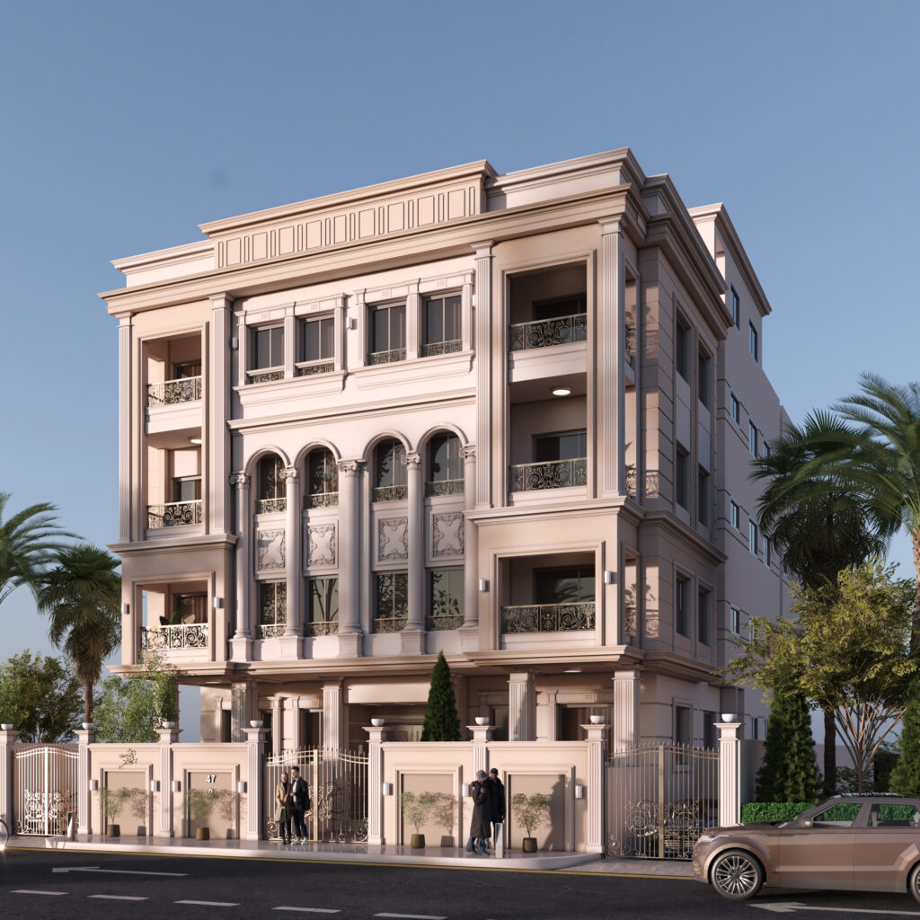 Modern Residential Facade O47 - District 5 Beit Al Watan