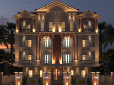 واجهة مشروع D196 سيجنتشر النرجس الجديدة شقق للبيع