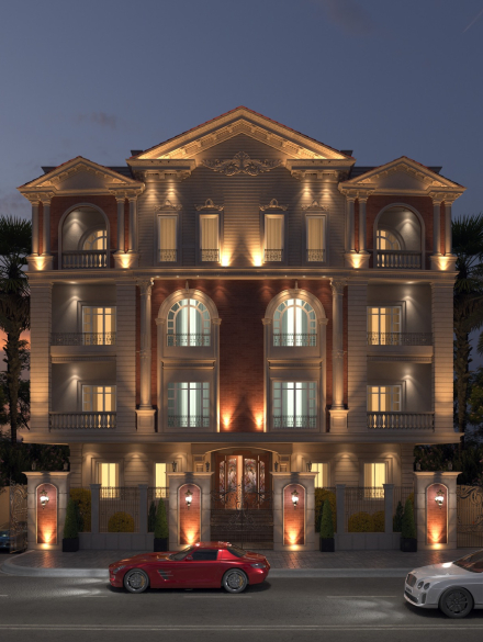 واجهة مشروع D196 سيجنتشر النرجس الجديدة شقق للبيع